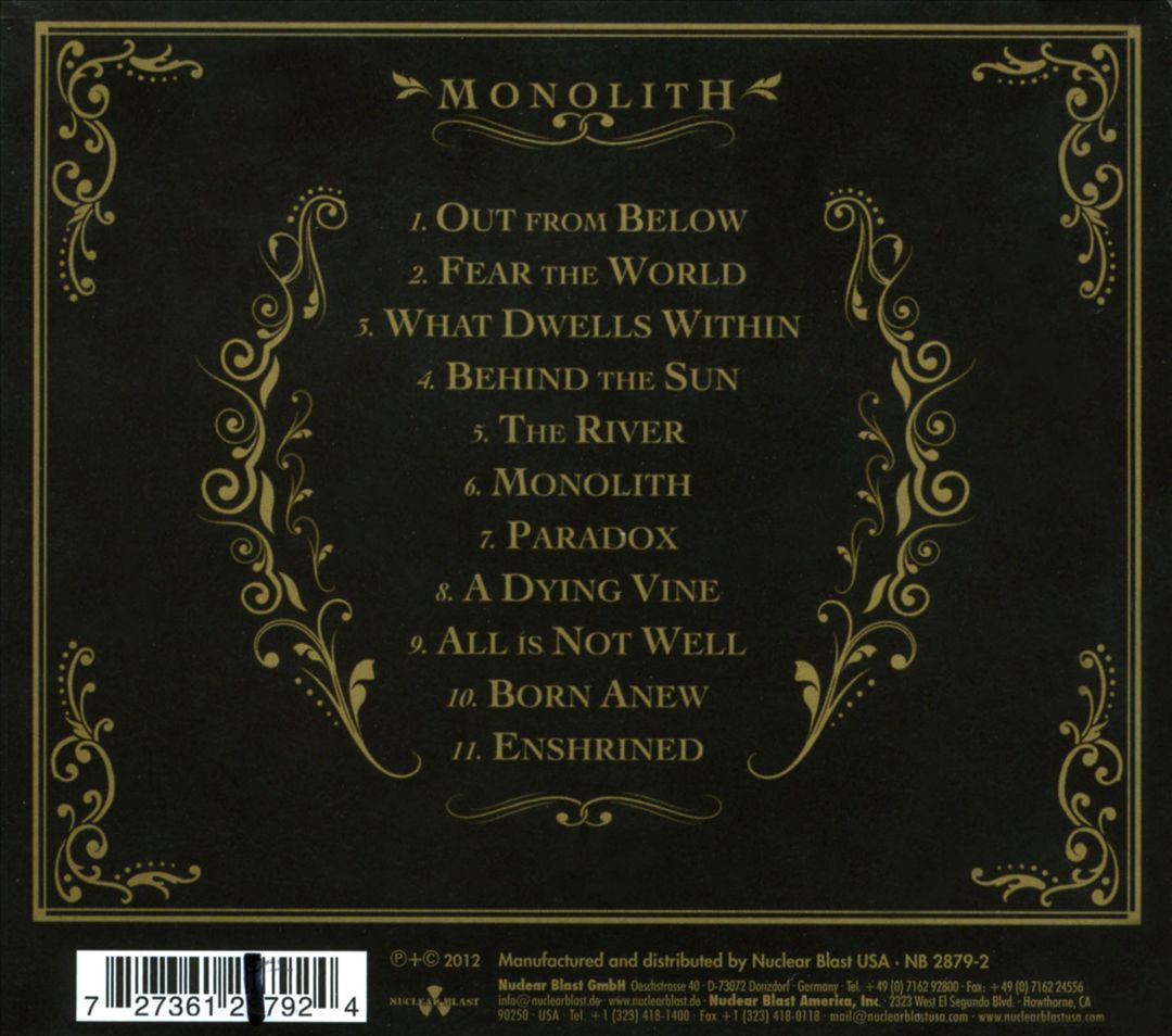Monolith cover art