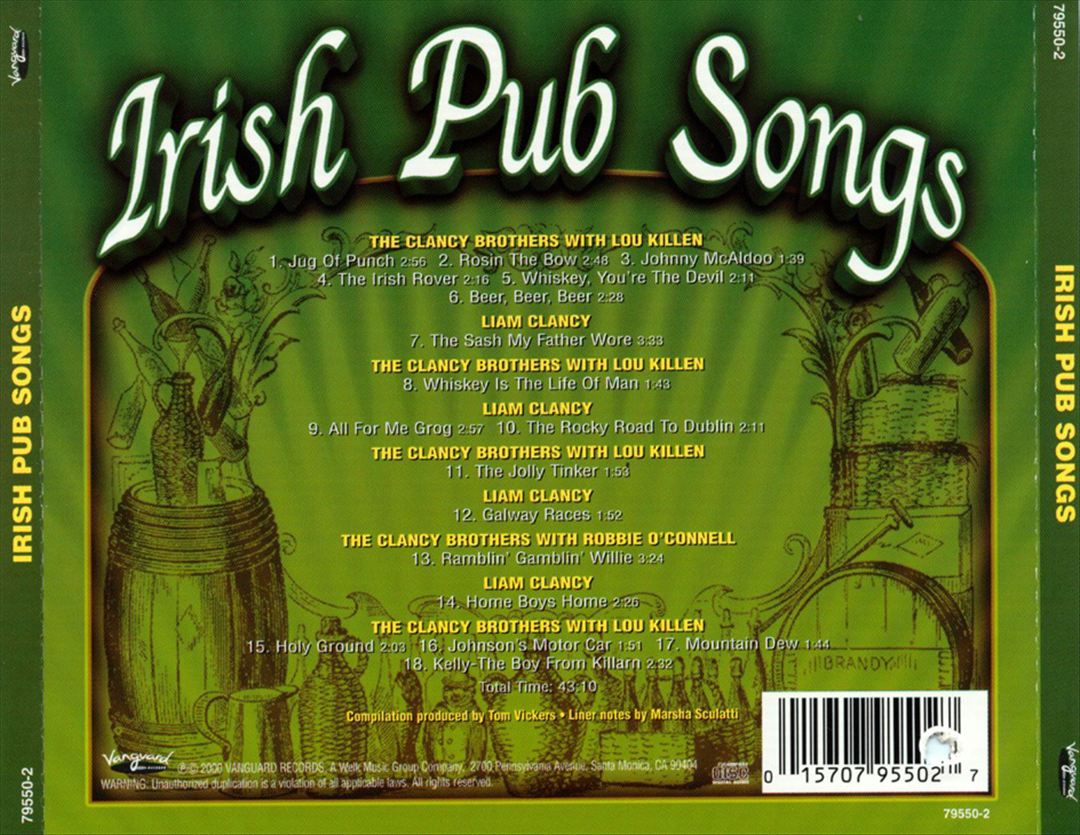 Irish Pub Songs [Vanguard] cover art