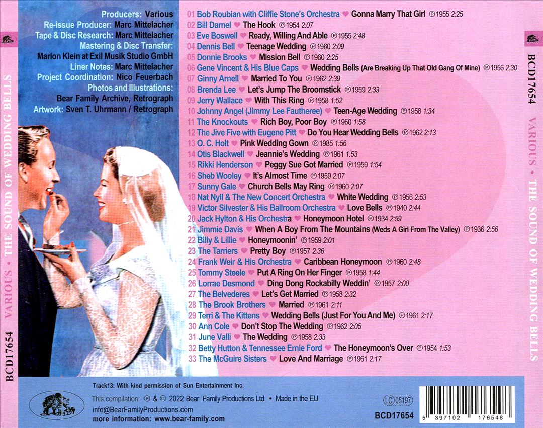 Valentine's Day: The Sound of Wedding Bells – 33 Tunes To Wed By cover art