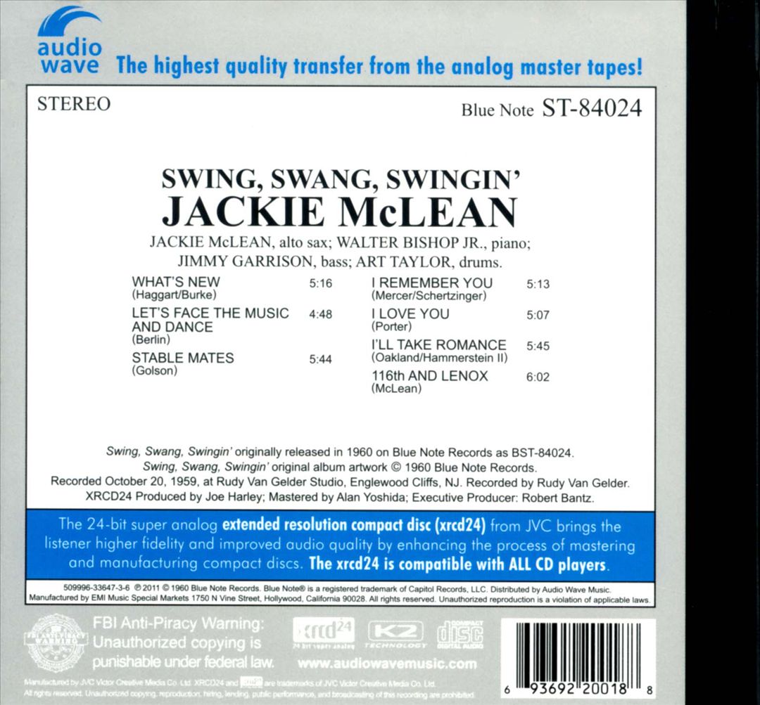 Swing, Swang, Swingin' cover art