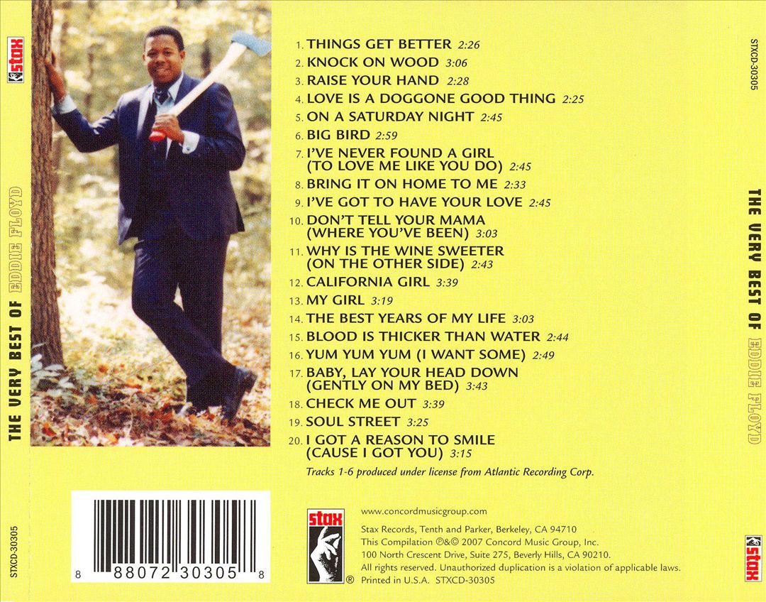 Very Best of Eddie Floyd cover art