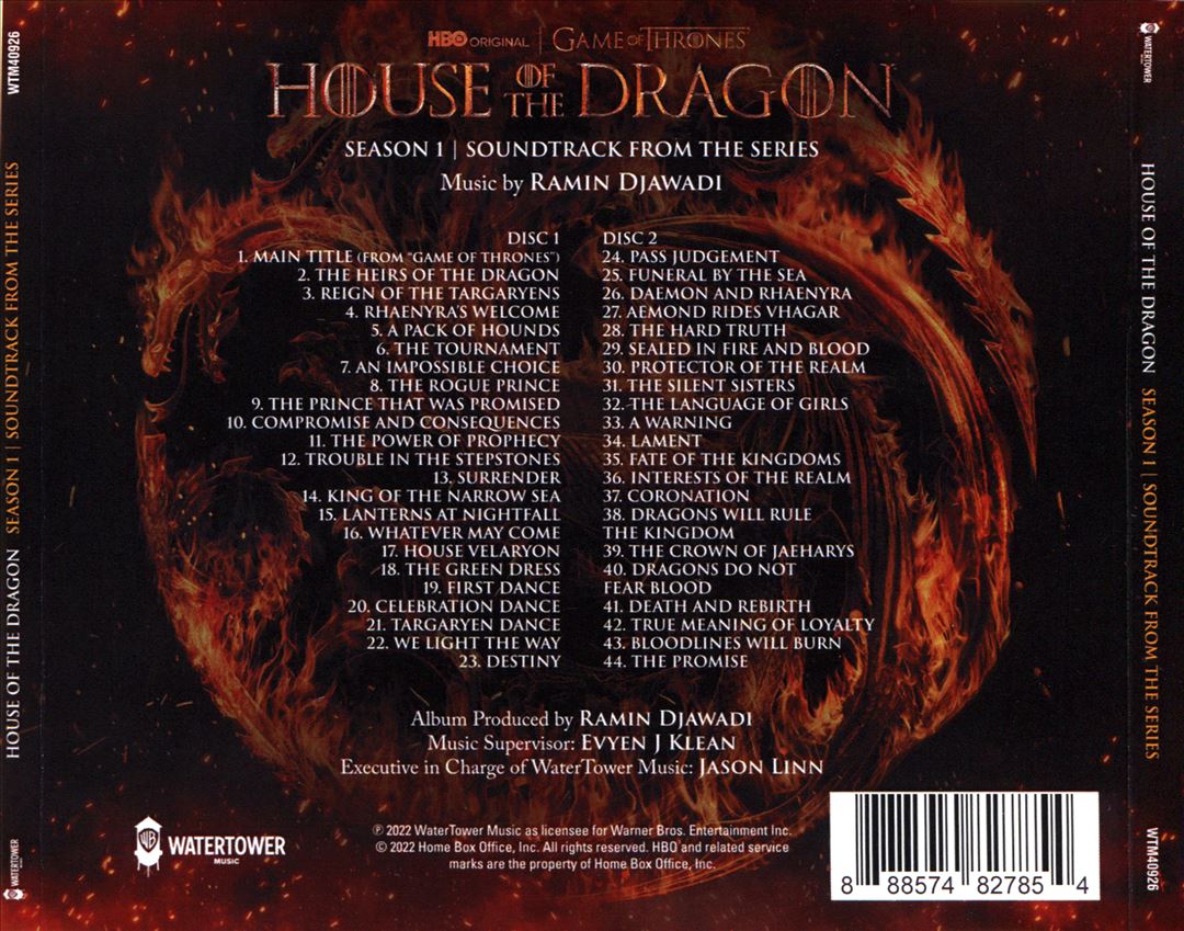 House of the Dragon: Season 1 [Soundtrack from the Series] cover art