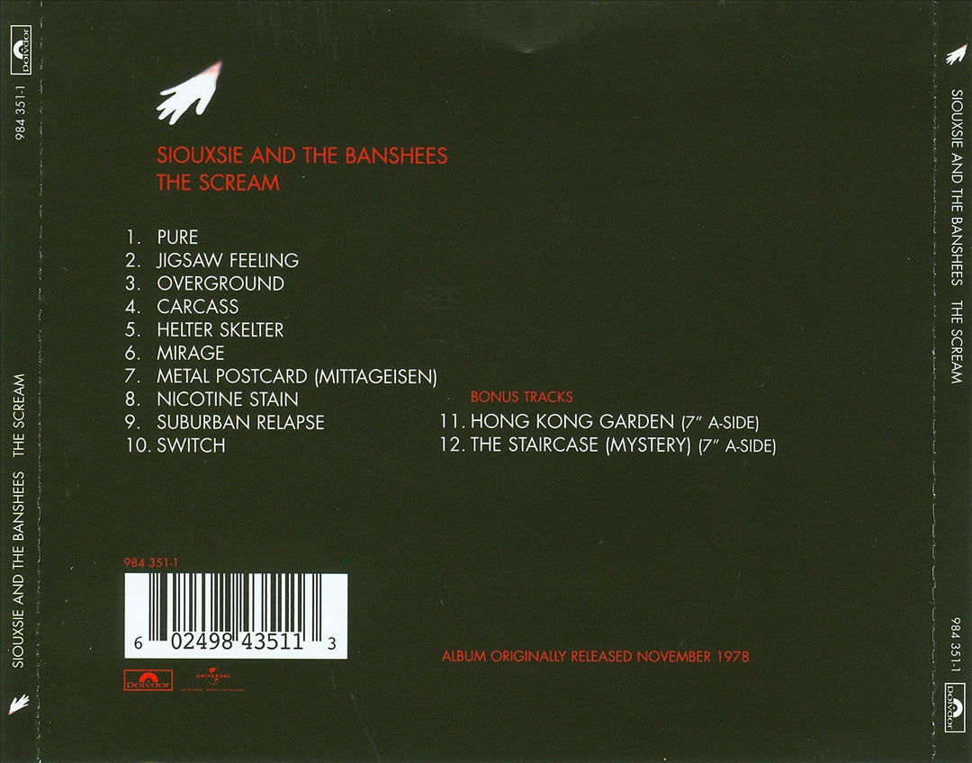 The Scream [Bonus Tracks] cover art