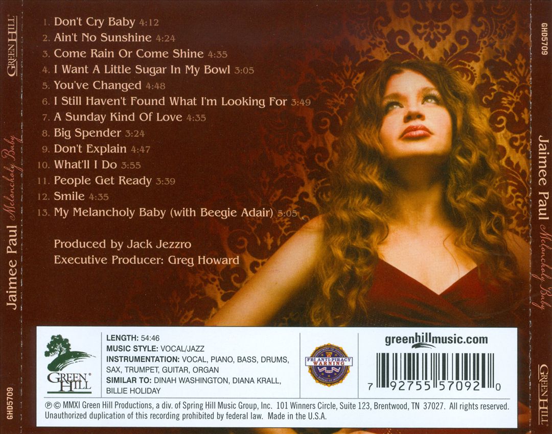 Melancholy Baby cover art
