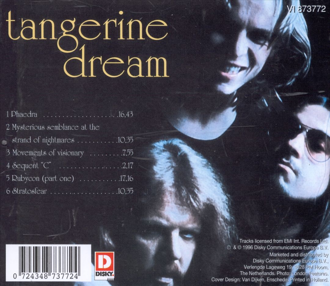 Tangerine Dream [1998 Disky] cover art