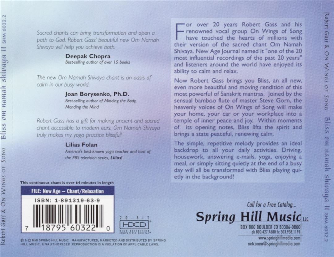 Bliss: Om Namaha Shivaya, Vol. 2 cover art