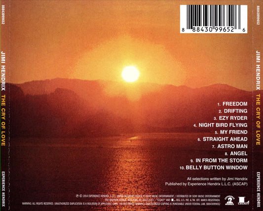 Cry of Love cover art