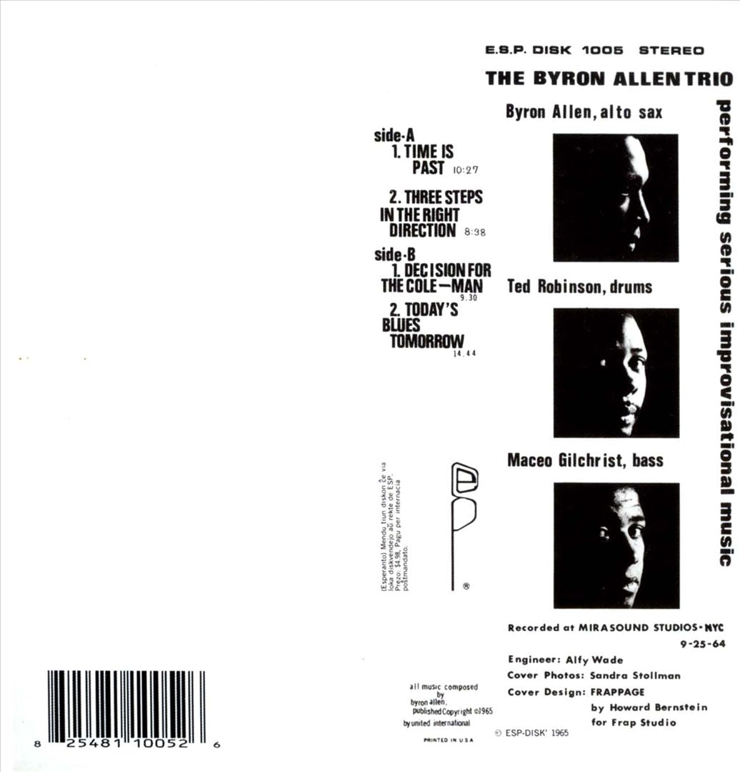 Byron Allen Trio [Limited Edition] cover art