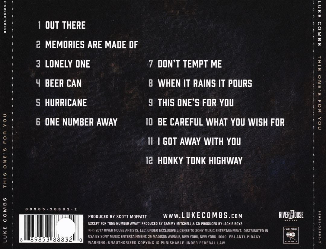 This One's for You cover art