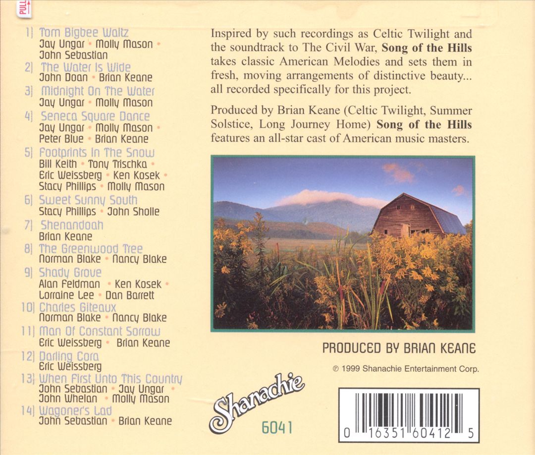 Song of the Hills: Instrumental Impressions of America's Heartland cover art