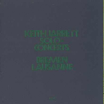 Solo Concerts: Bremen and Lausanne cover art