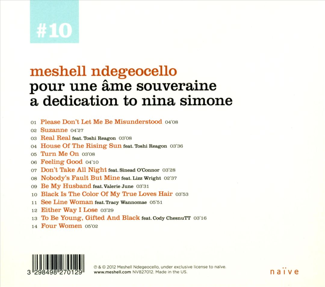 Pour Une Âme Souveraine: A Dedication to Nina Simone cover art