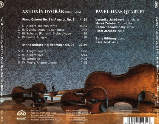 Dvořák: Quintets Op. 81 & 97 cover art