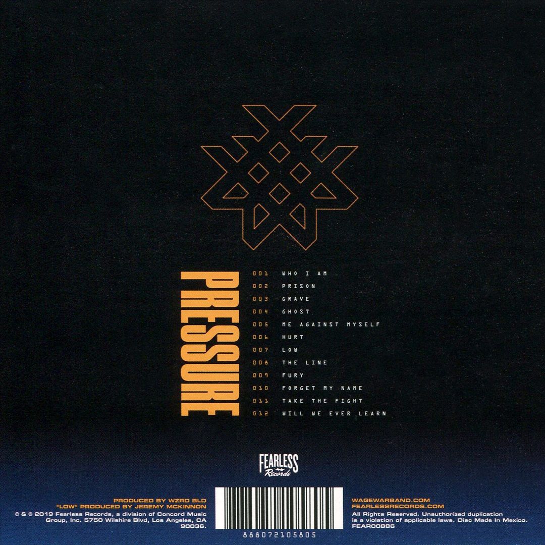 Pressure cover art