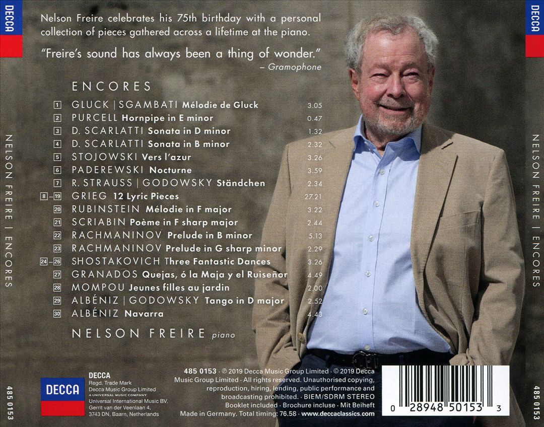 Encores cover art