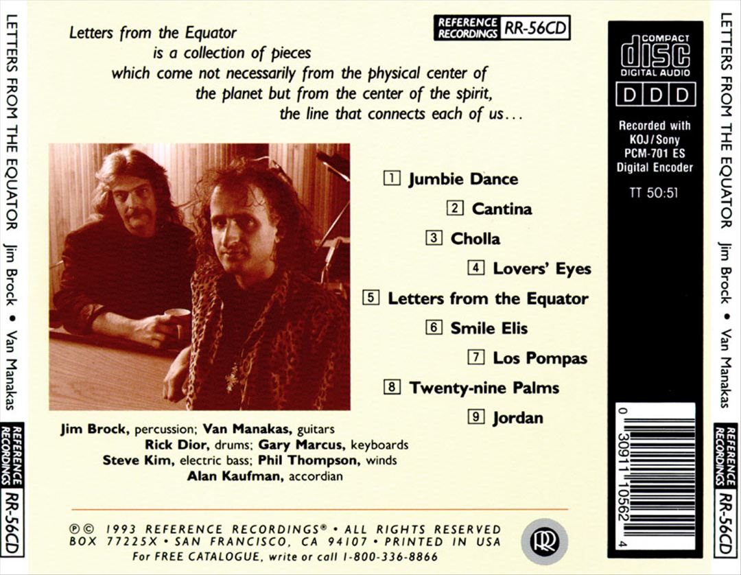 Letters from the Equator cover art