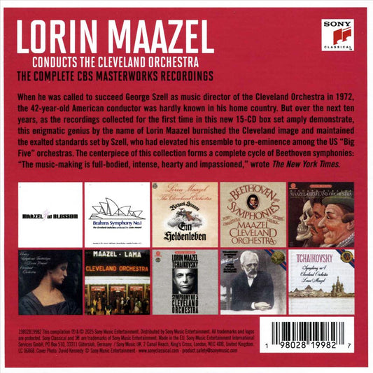 Lorin Maazel Conducts The Cleveland Orchestra: The Complete CBS Masterworks Recordings cover art