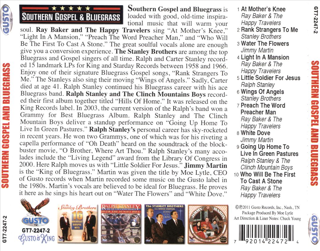 Southern Gospel and Bluegrass cover art