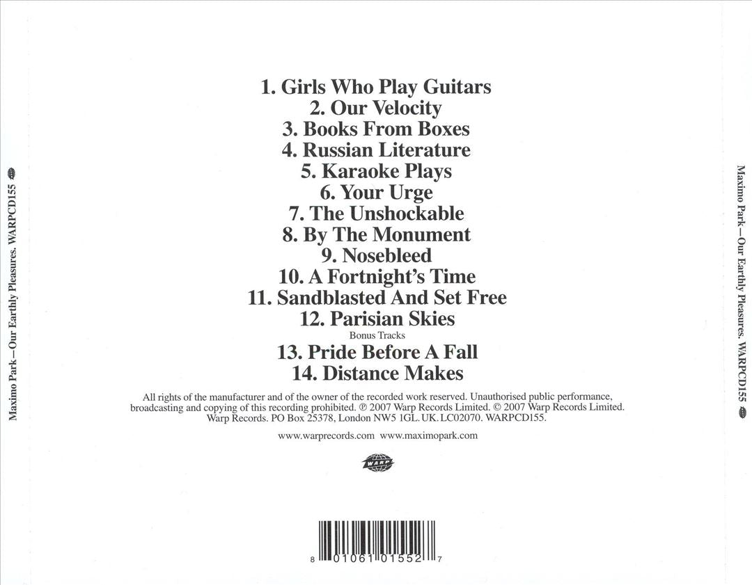 Our Earthly Pleasures [UK Bonus Tracks] cover art
