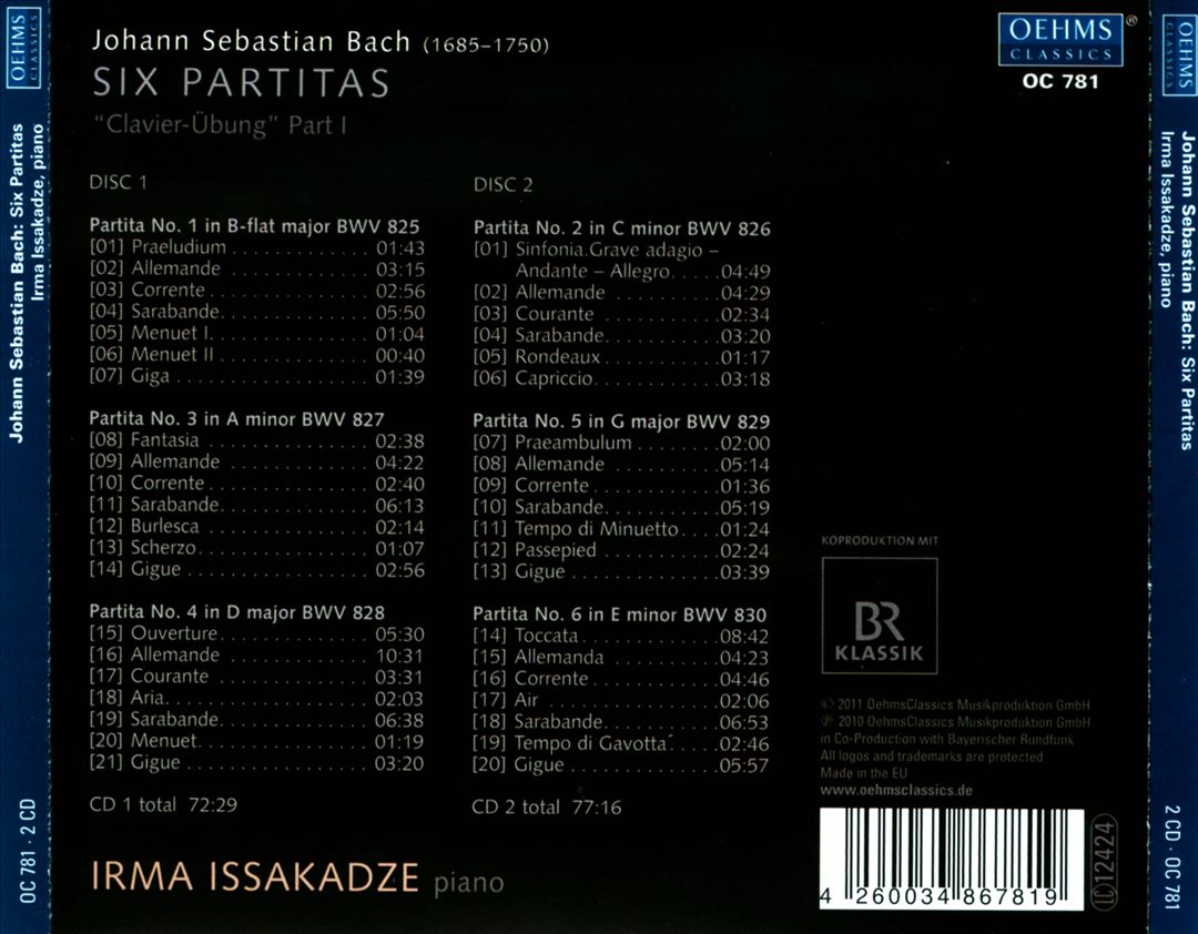 J.S. Bach: Six Partitas cover art