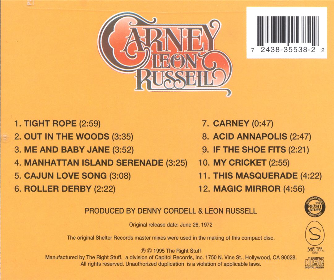 Carney cover art