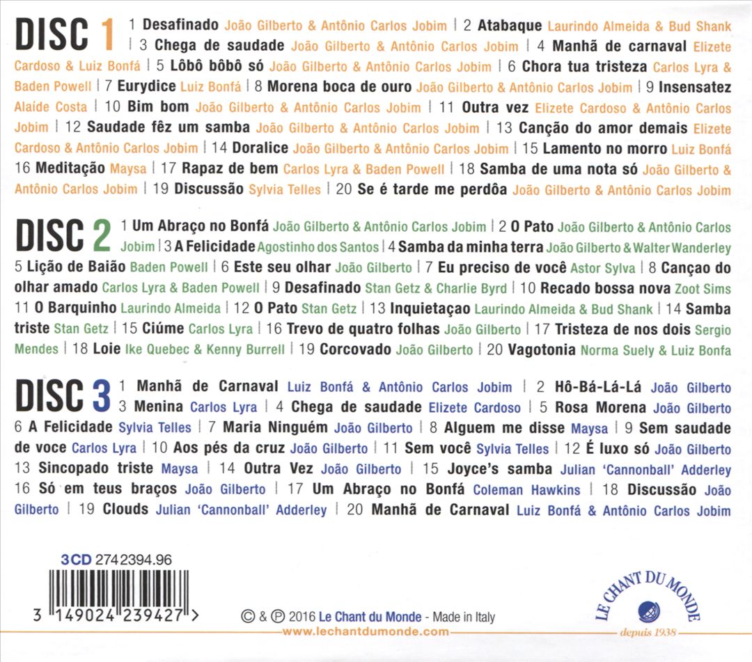 Rio Bossa [Le Chant du Monde] cover art