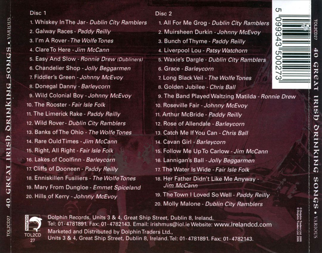 40 Irish Pub Songs [Dolphin] cover art