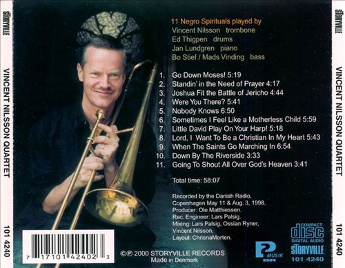 Jazz Trombone Spirituals cover art