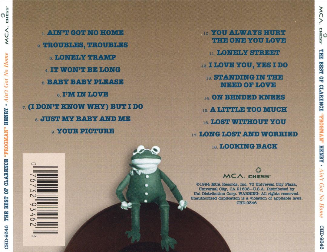 Ain't Got No Home: The Best of Clarence "Frogman" Henry cover art