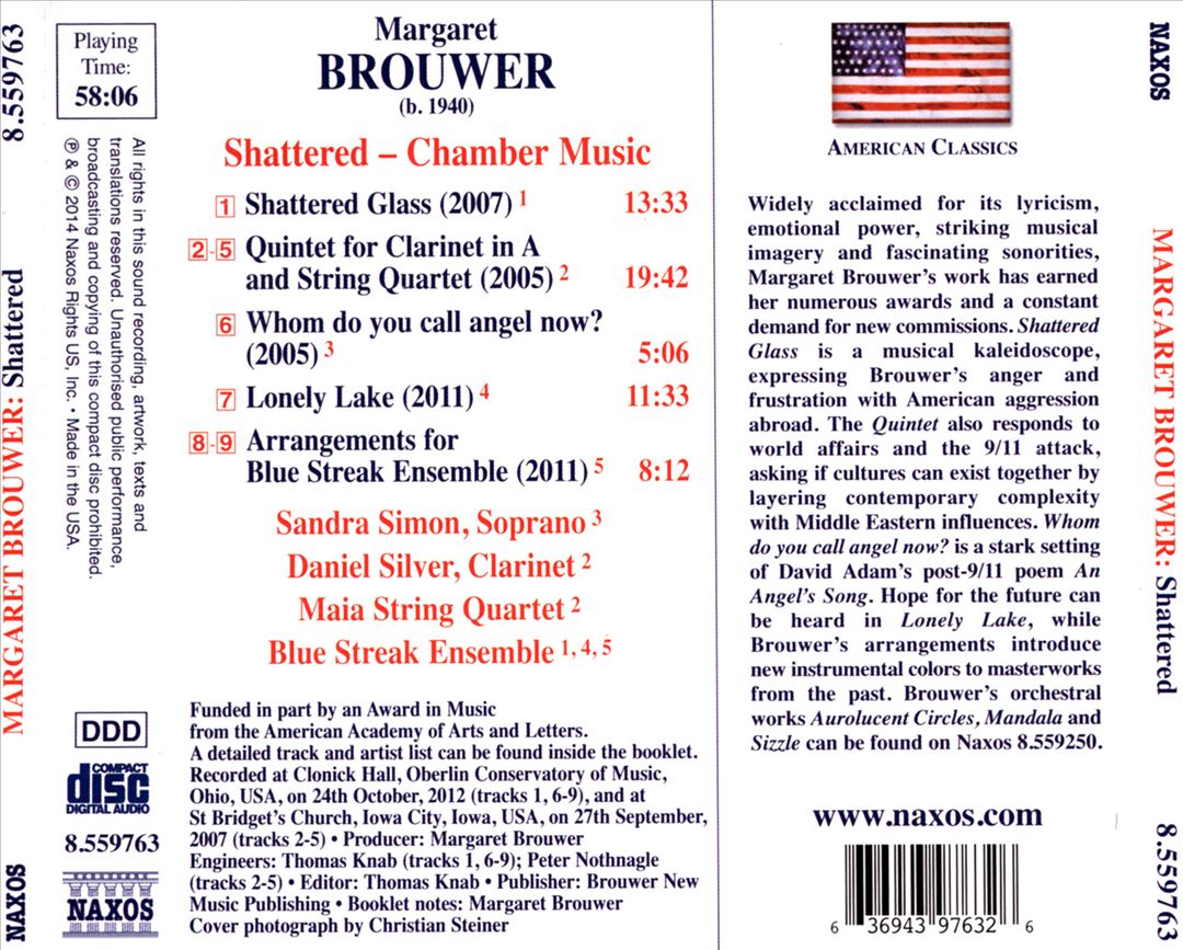 Margaret Brouwer: Shattered cover art