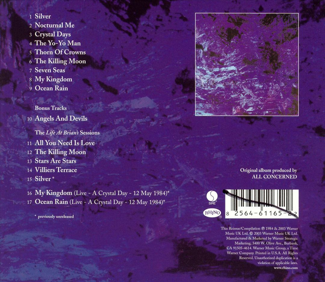 Ocean Rain [Bonus Tracks] cover art