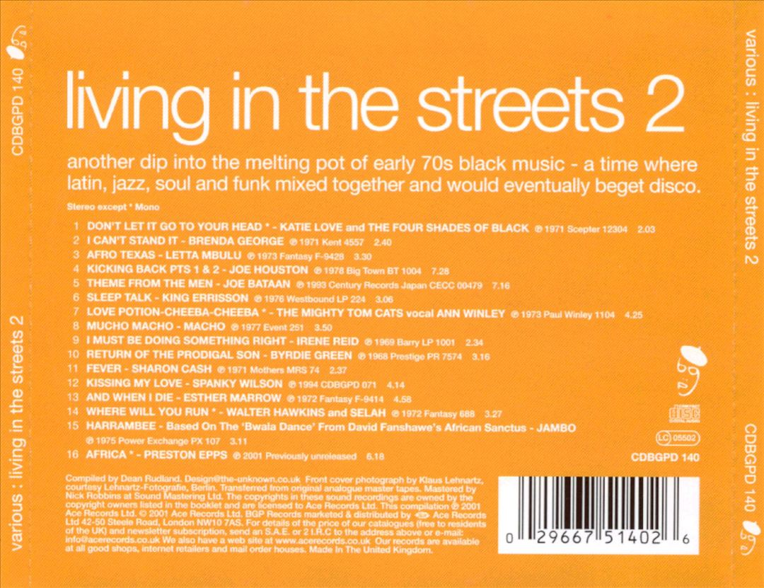 Living in the Streets, Vol. 2 cover art