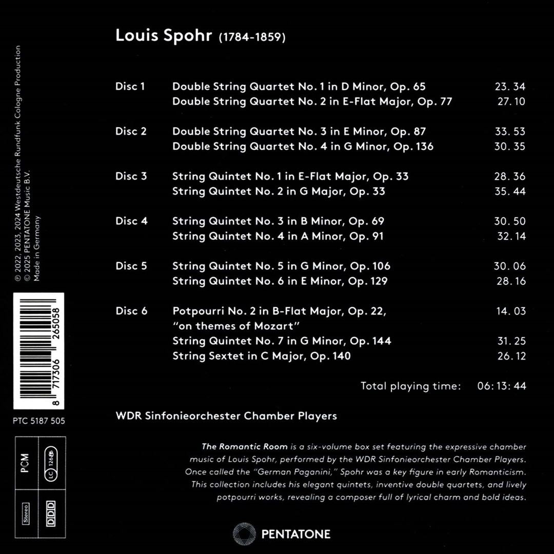 Romantic Room: Chamber Works by Spohr cover art