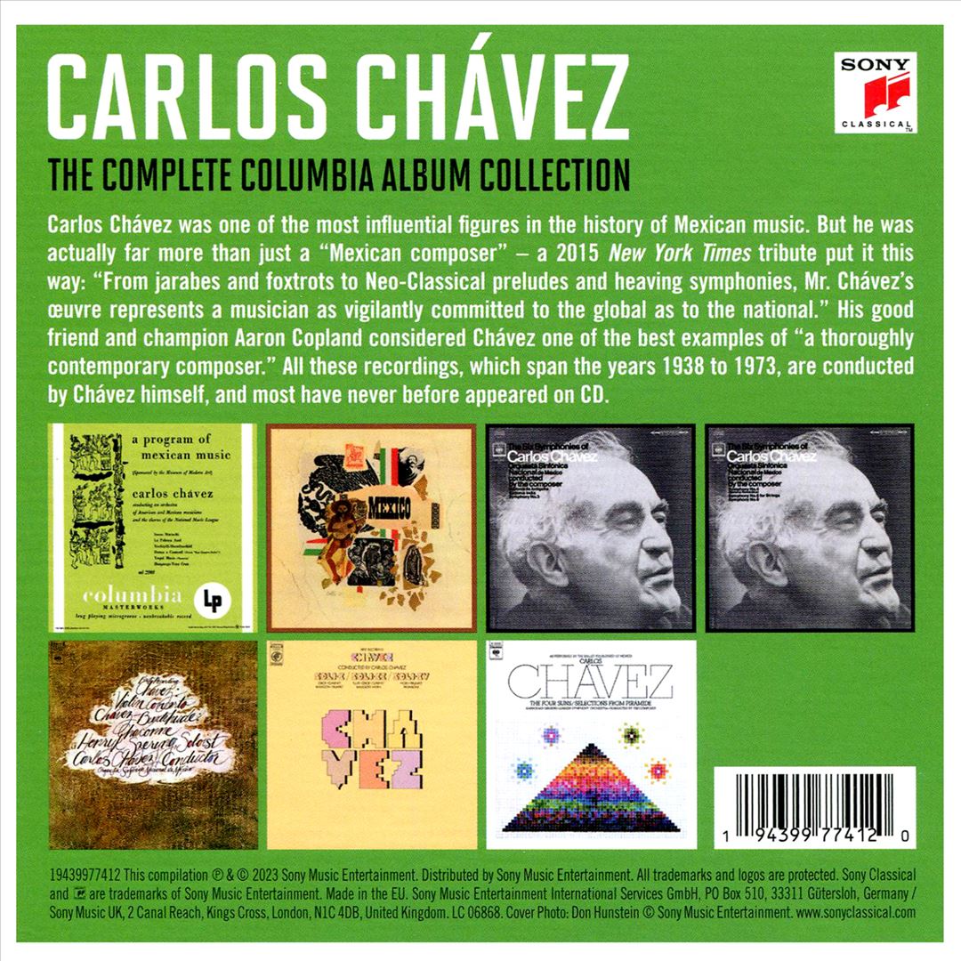 Carlos Chávez: The Complete Columbia Album cover art