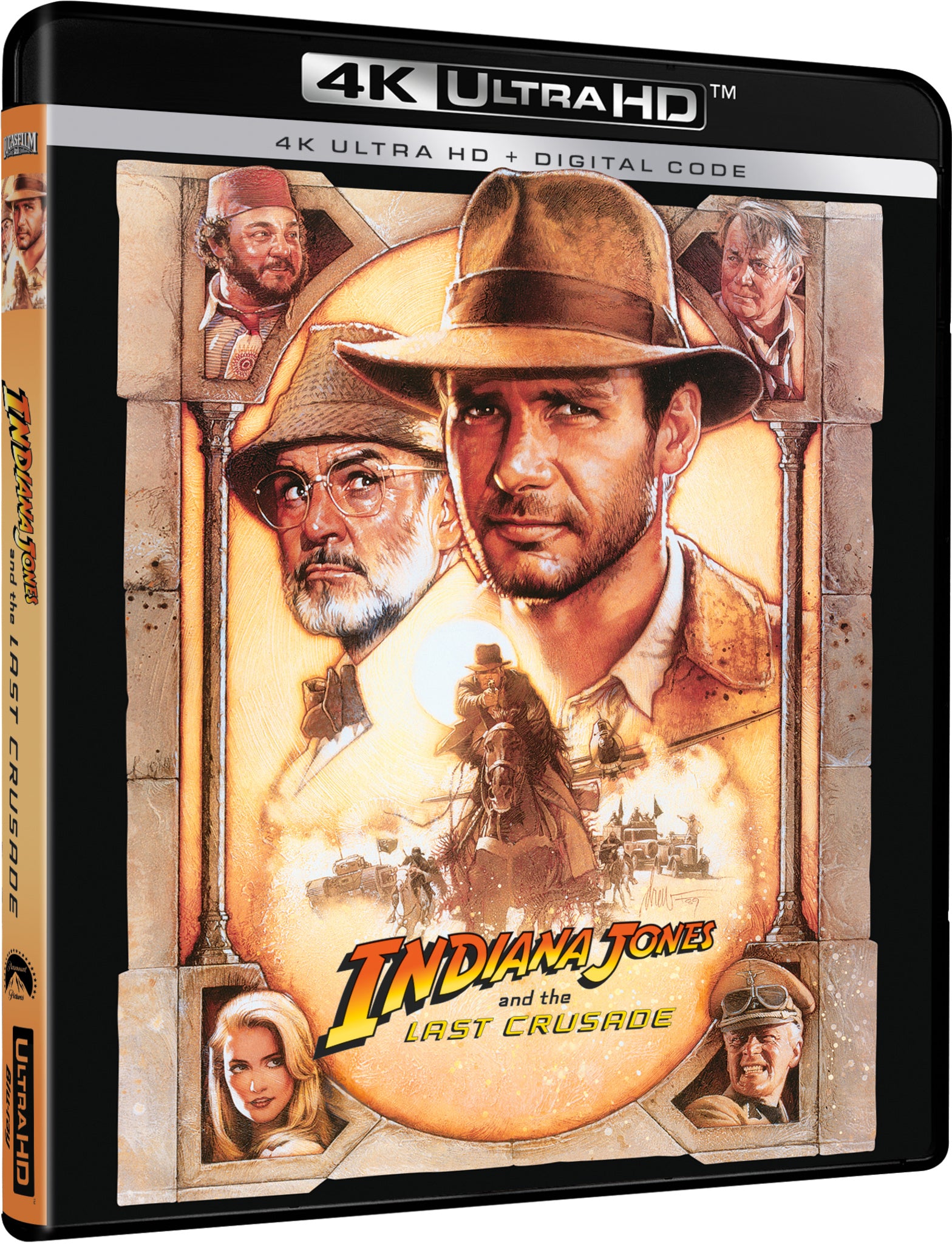 Indiana Jones and the Last Crusade [Includes Digital Copy] [4K Ultra HD Blu-ray] cover art