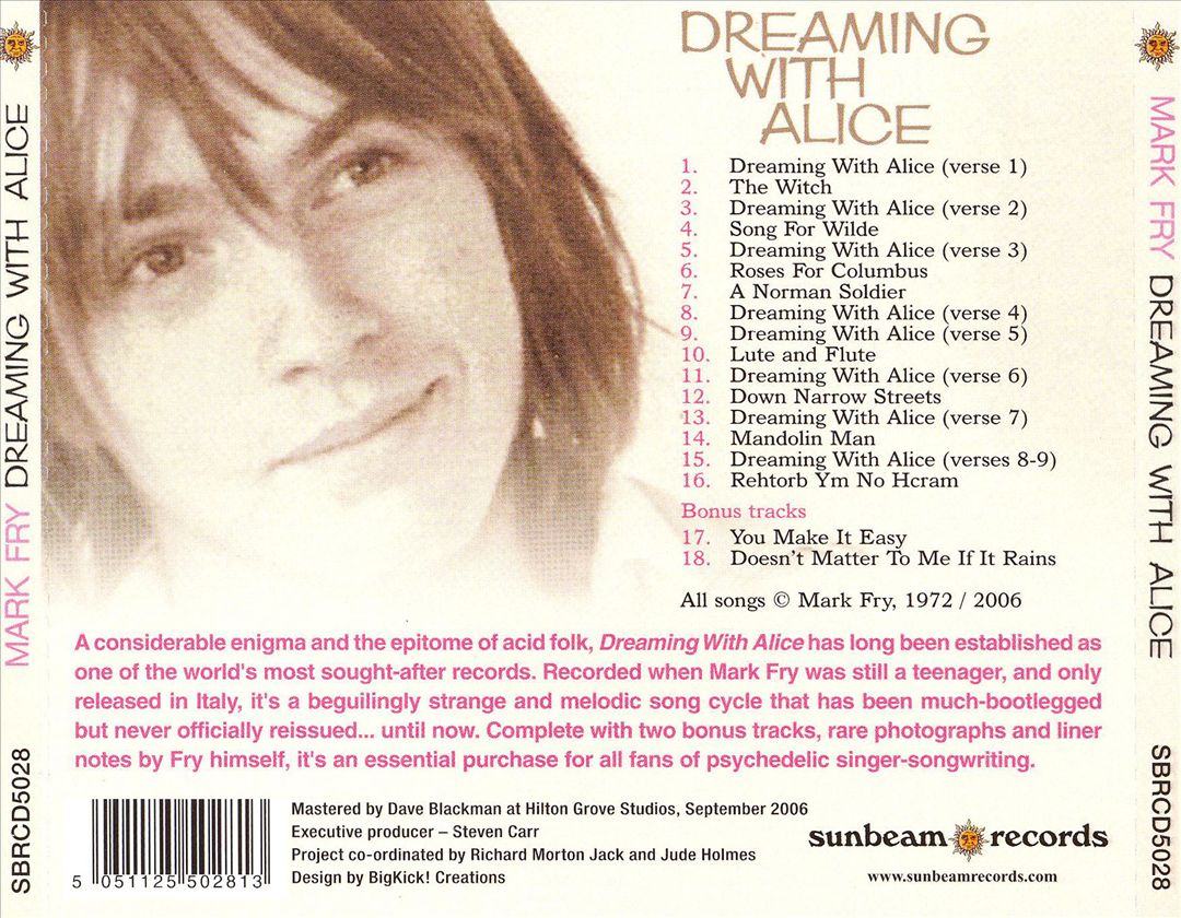 Dreaming with Alice [Bonus Tracks] cover art