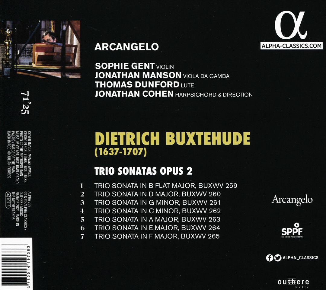 Buxtehude: Trio Sonatas, Op. 2 cover art