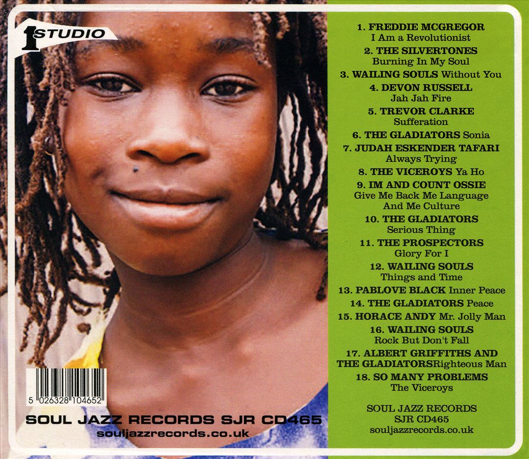 Soul Jazz Records Presents Fire Over Babylon: Dread, Peace and Conscious Sounds at Studio One cover art