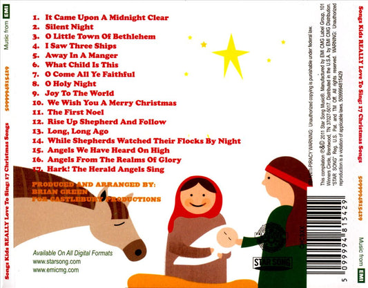 Songs Kids Really Love To Sing: 17 Christmas Songs cover art