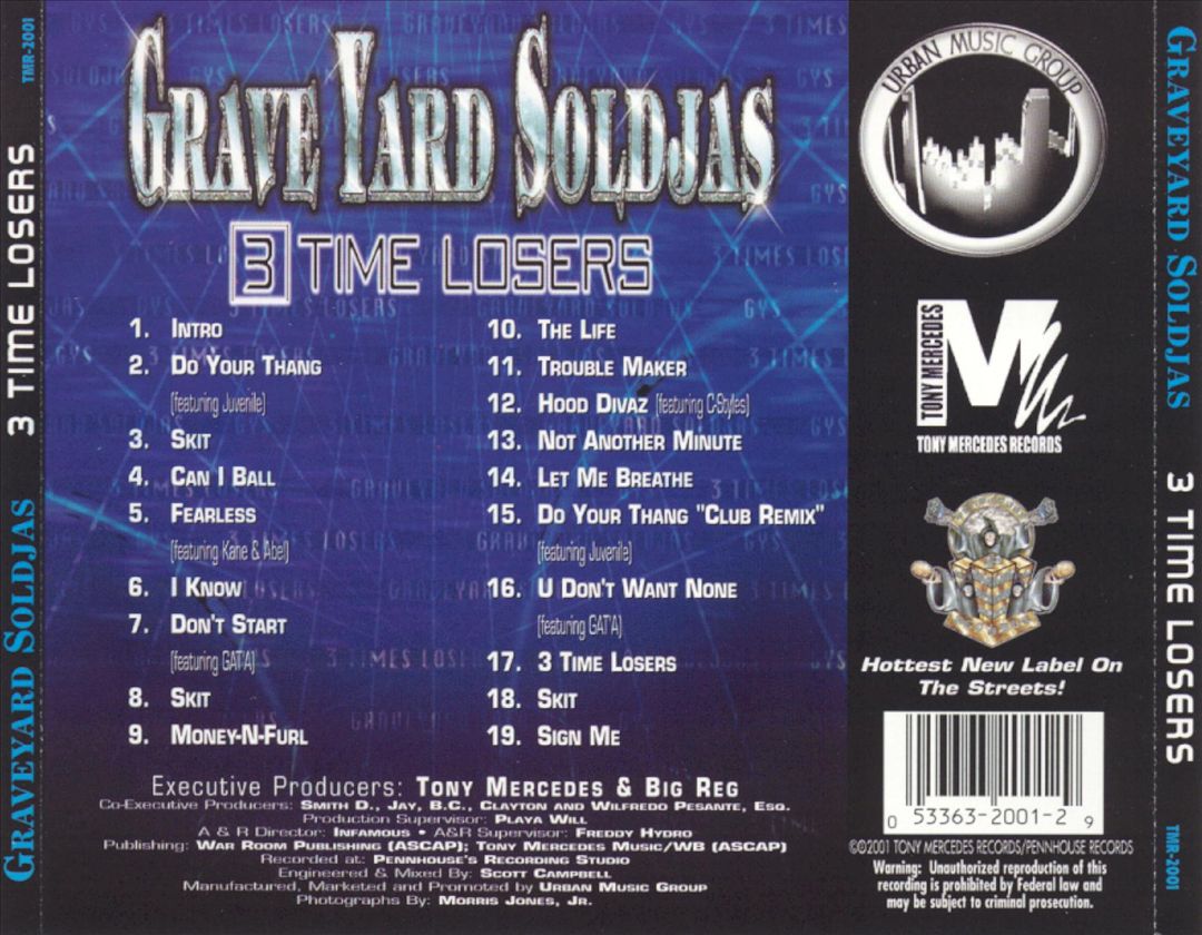 3 Time Losers cover art