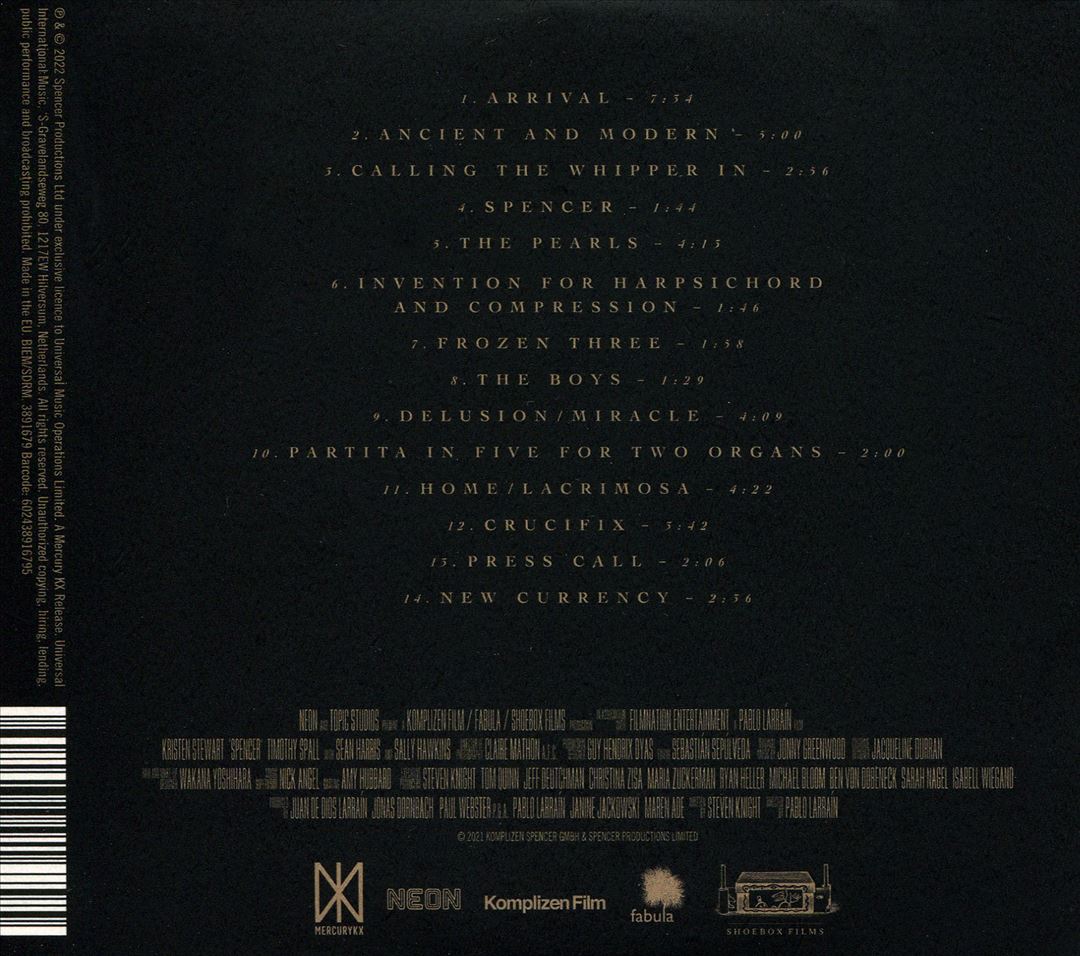 Spencer [Original Soundtrack] cover art