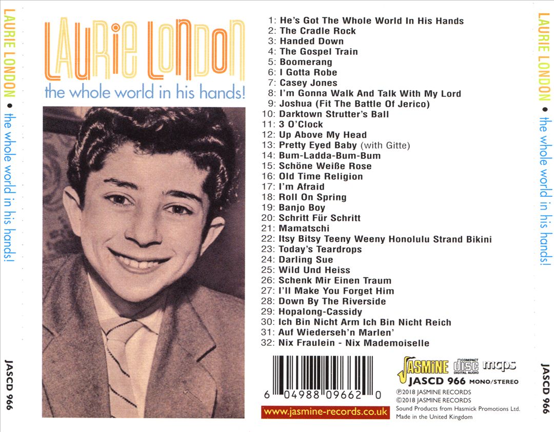 Whole World in His Hands cover art