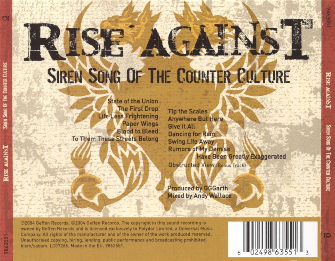 Siren Song of the Counter Culture [Bonus Track] cover art