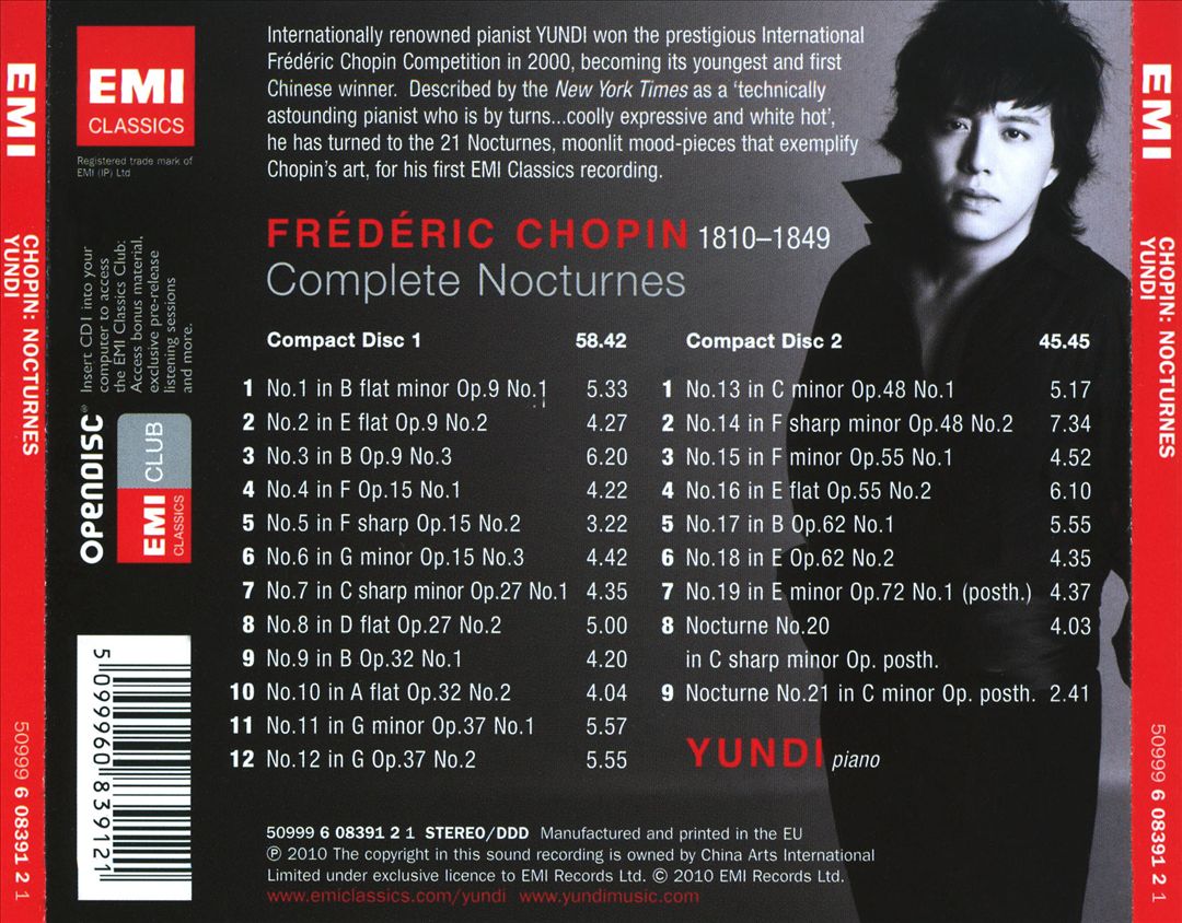 Chopin: Nocturnes cover art