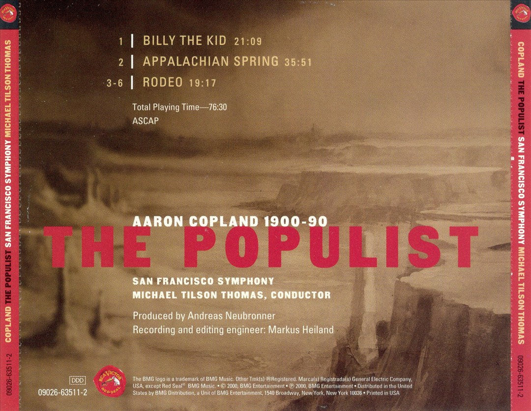 Copland the Populist cover art