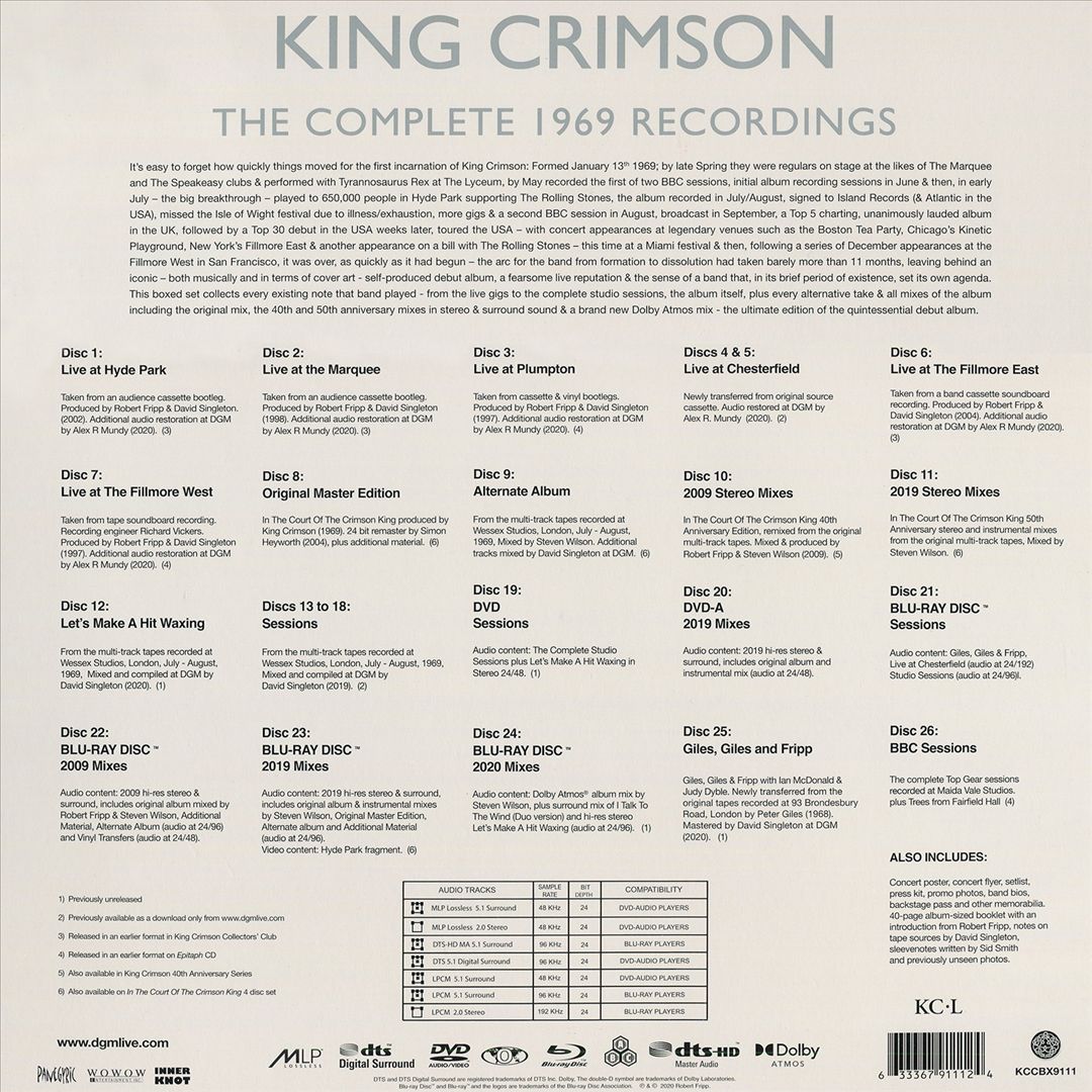 Complete 1969 Recordings cover art