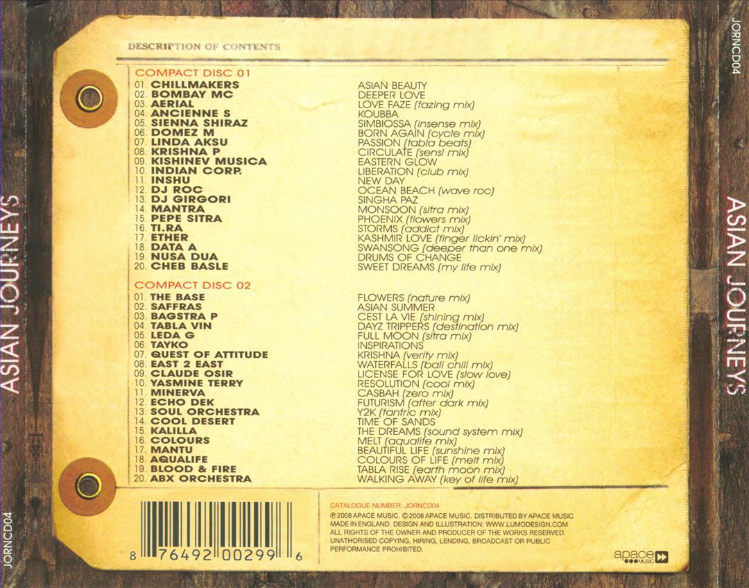 Asian Journeys cover art