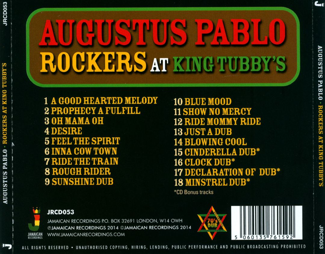 Rockers at King Tubby's cover art