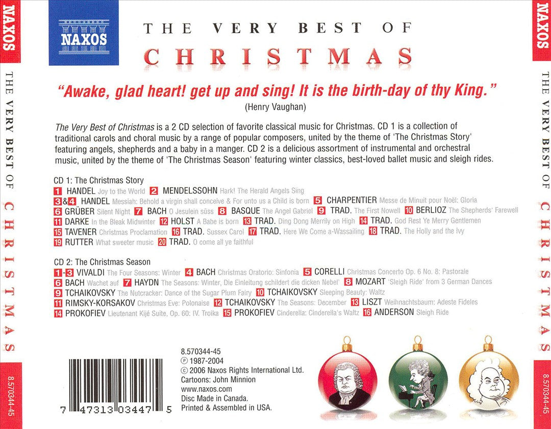 Very Best of Christmas [Naxos] cover art