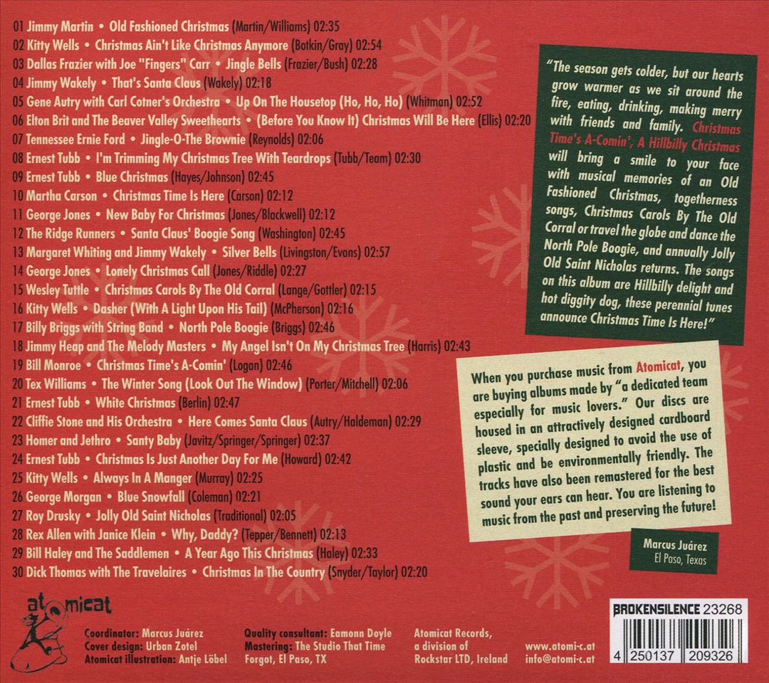 Christmas Times A-Comin': A Hillbilly Christmas cover art